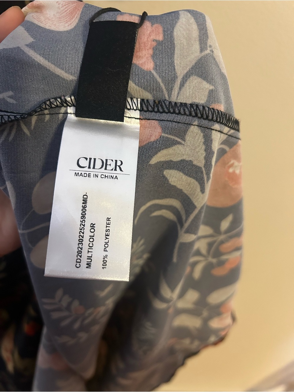 Cider Fruit Square Neck Puff Sleeve Midi Dress Curve & Plus NEW Multicolor - Picture 13 of 13